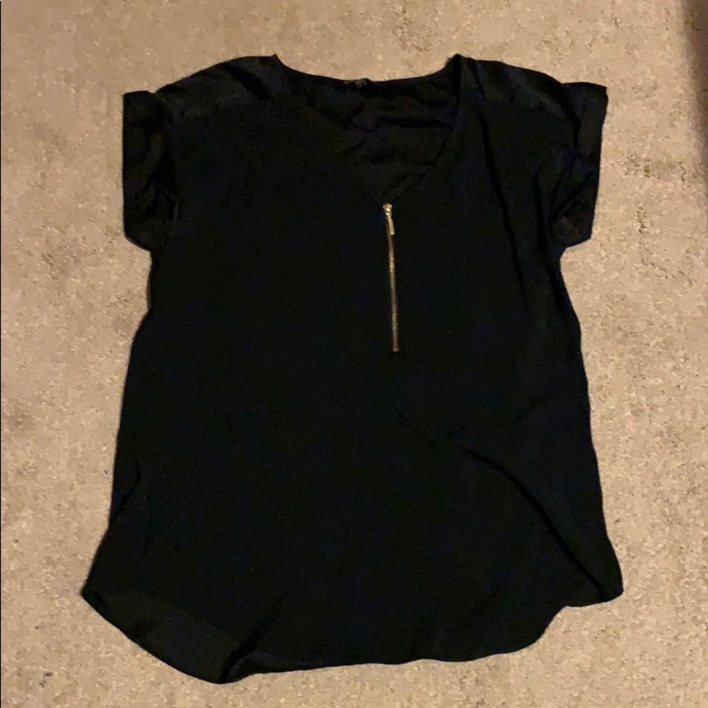 Black dress top